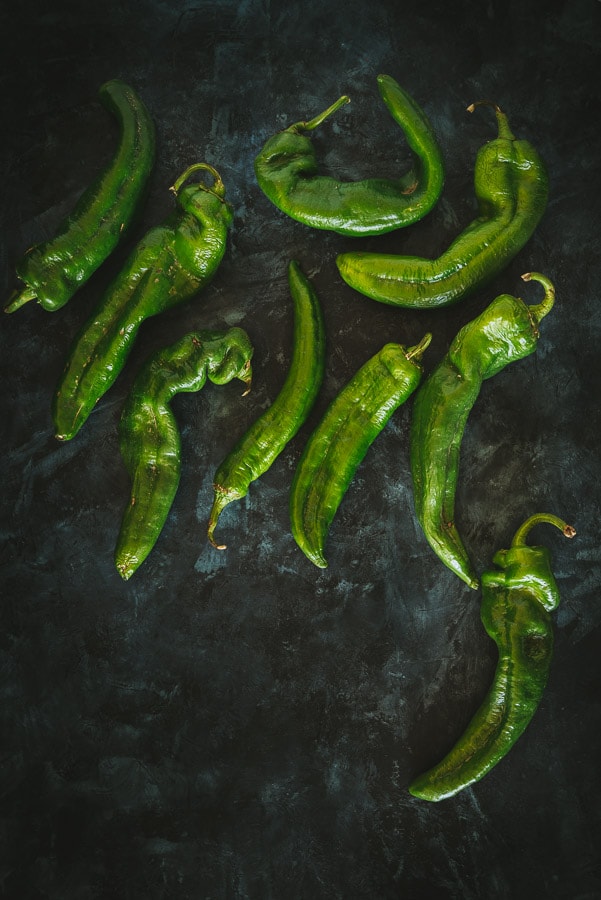 Chiles verdes.