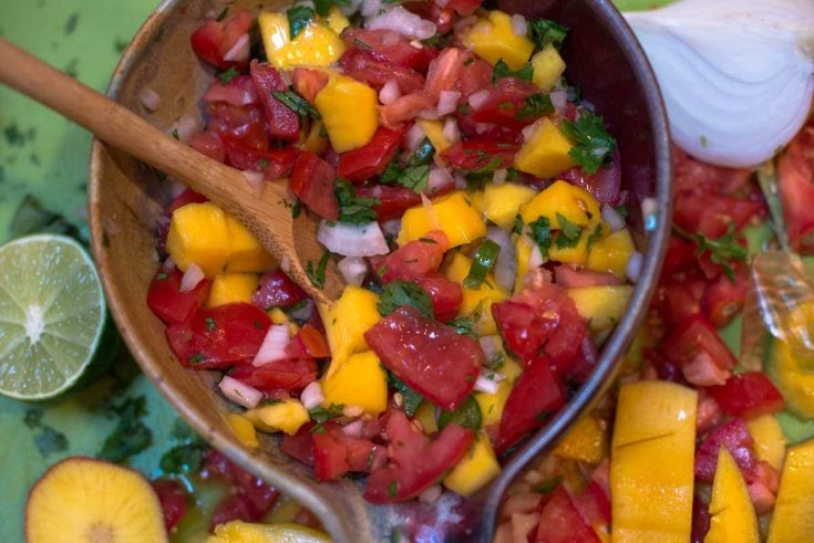 Mango pico de gallo