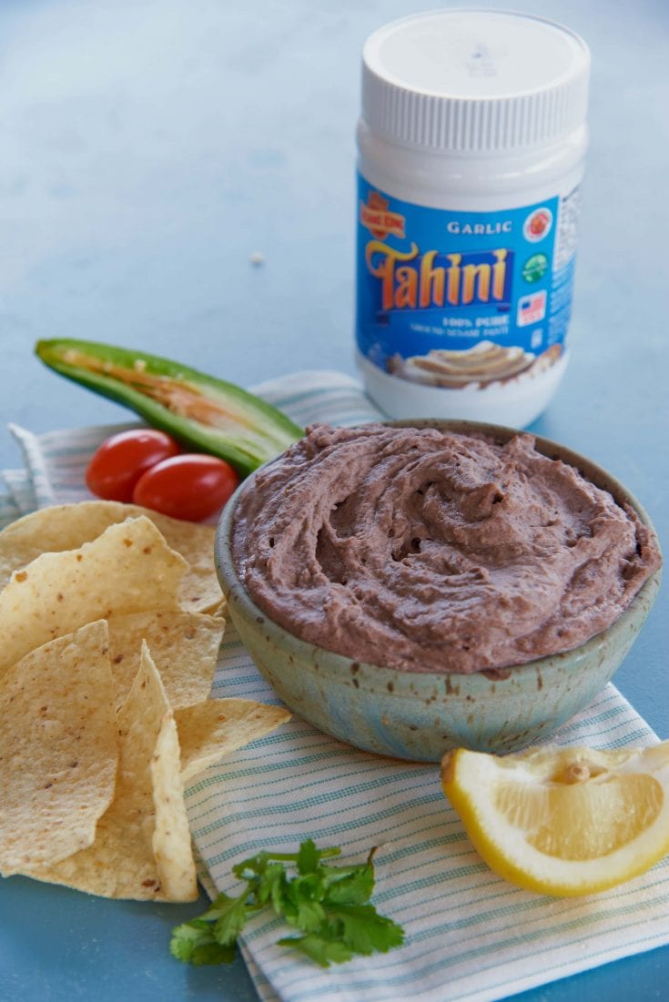 Black Bean Dip with Tahini