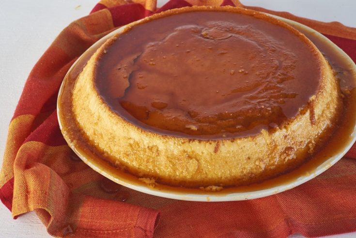 Pumpkin flan