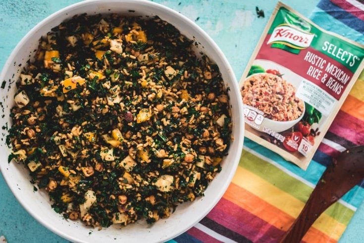 Ensalada de Knorr arroz con frijoles